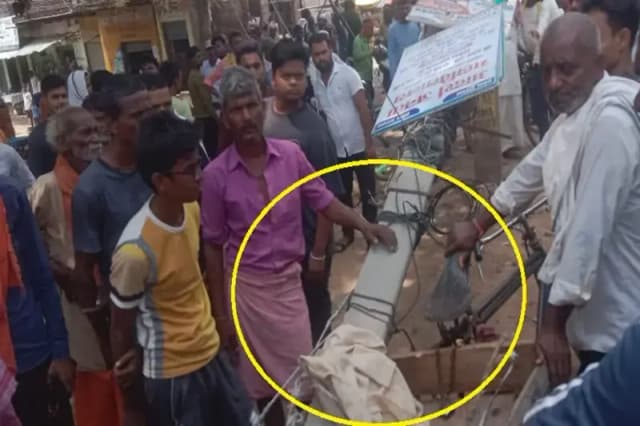 Mirzapur News: पेड़ काटने के दौरान गिरा बिजली का पोल, चपेट में आकर रिक्शा ट्रॉली चालक की मौत.