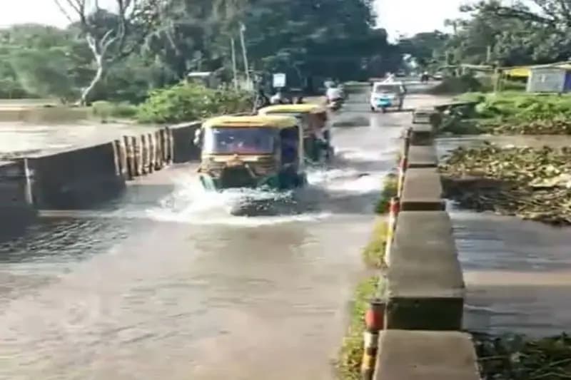 Chandauli News: बांधों से पानी छोड़े जाने के बाद चंद्रप्रभा में उफान मुग़लसराय चकिया मार्ग पर आया पानी.
