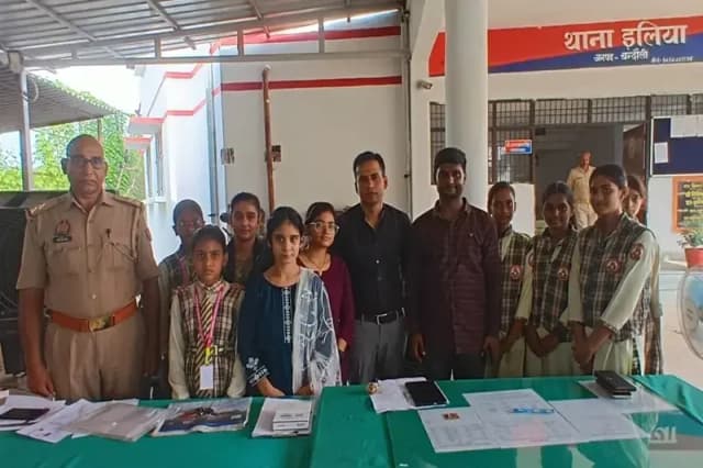 Chandauli News: अफराह अनवर बनीं एक दिन की थानाध्यक्ष, छात्राओं की सुनी समस्याएं, पुलिस जीप से किया गस्त. 