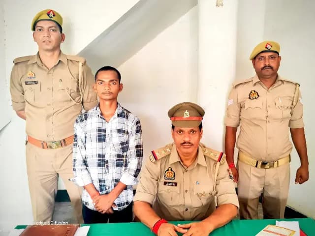 Sonbhadra News: चोपन पुलिस द्वारा पॉक्सो एक्ट में वांछित अभियुक्त को किया गया गिरफ्तार.
