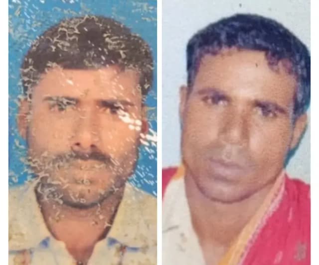 Sonbhadra News: पत्थर खदान हादसे में मारे गए दो सगे भाइयों के शव घर पहुंचते ही मचा कोहराम.
