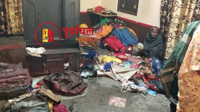 Chandauli News: हाईटेंशन तार टूटने से घर में लगी आग, करीब 13 लाख रुपये का नुकसान
