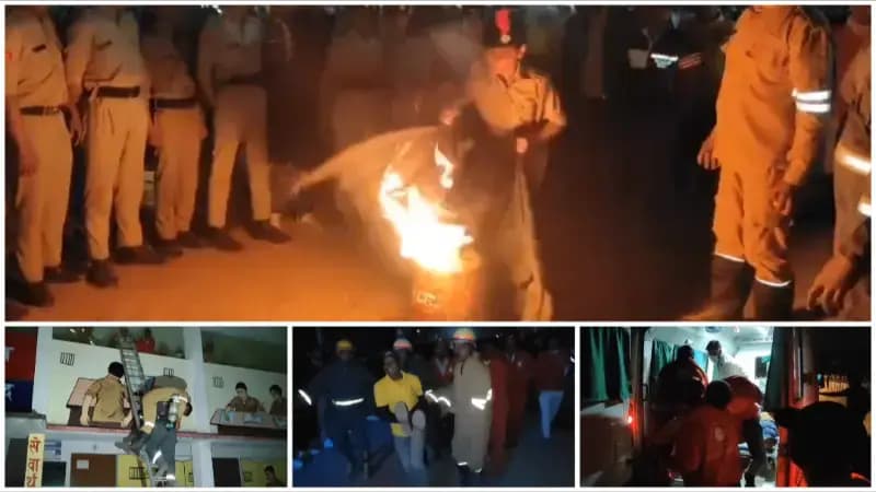 Sonbhadra News: ब्लैक आउट मॉक ड्रिल का सफल आयोजन, आपदा प्रबंधन, नागरिक सुरक्षा तैयारियों का आकलन मुख्य उद्देश्य.
