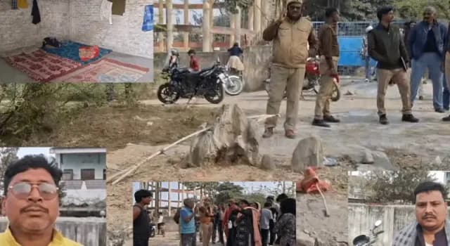 Sonbhadra News: डीह बाबा मंदिर के पास अवैध निर्माण का आरोप, आवास में अवैध मदरसा संचालित होने की बात आई सामने.