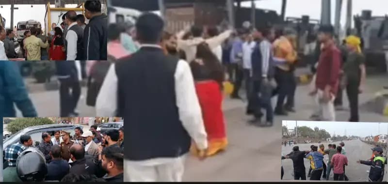 Sonbhadra News: महिला अधिवक्ता और साथियों के साथ टोल कर्मियों ने की मारपीट, मामले को लेकर वकीलों में आक्रोश.