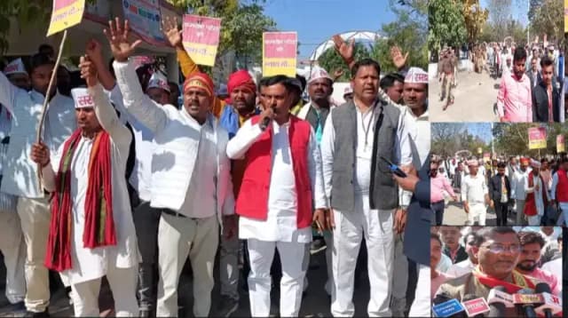 Sonbhadra News: सीओ की सरकारी गाड़ी से महिला की मौत का मामला गरमाया, डीएम कार्यालय पर प्रदर्शन कर सौंपा गया ज्ञापन.