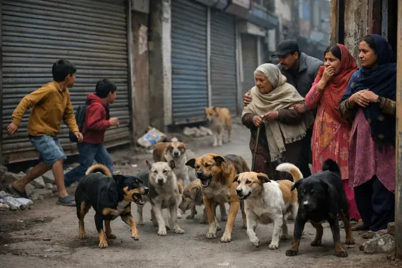 Chandauli News: डीडीयू नगर में आवारा कुत्तों का आतंक, घरों में कैद हुए लोग.
