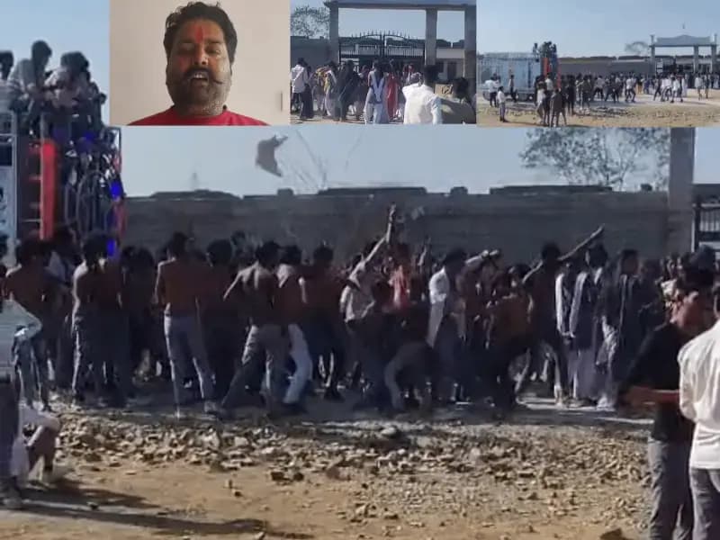 Sonbhadra News: सरस्वती प्रतिमा के सामने अश्लील गानों पर नाचे छात्र, जिम्मेदार लोगों के खिलाफ उचित कार्रवाई की मांग.