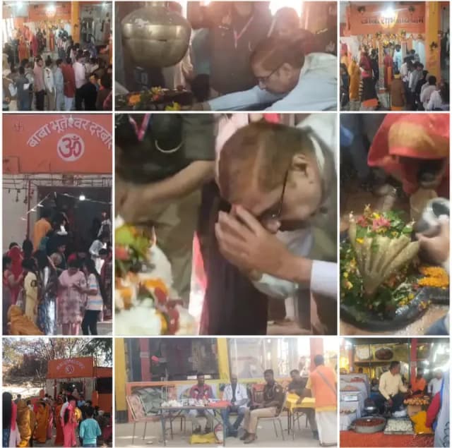 Sonbhadra News: महाशिवरात्रि पर गुप्त काशी स्थित मंदिरों में उमड़ी भक्तों की भीड़, डीएम ने बरेला महादेव मंदिर में की पूजा अर्चना.