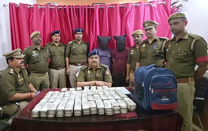 Chandauli News: अकालतख्त एक्सप्रेस से 1.75 करोड़ कैश बरामद, दो युवक गिरफ्तार. 
