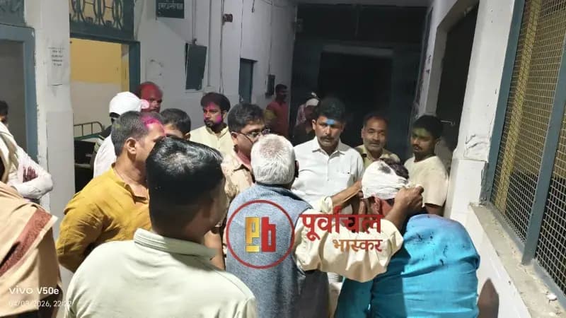 Chandauli News: होली की रात दो पक्षों में खूनी संघर्ष, आधा दर्जन से अधिक घायल.
