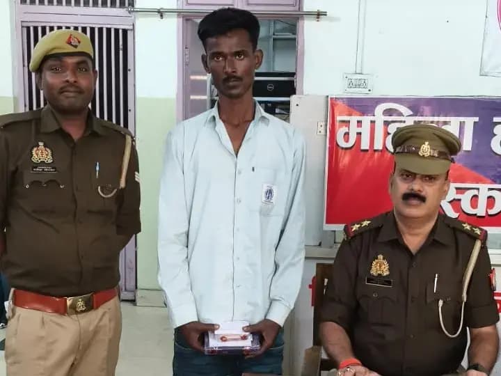 Sonbhadra News: 12 घंटे में अंग्रेजी शराब की दुकान में हुई चोरी का खुलासा, एक गिरफ्तार.