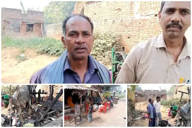 Sonbhadra News: शॉर्ट सर्किट से गुमटी में आग, सिलेंडर ब्लास्ट में चार झुलसे, एक की हालत गंभीर.
