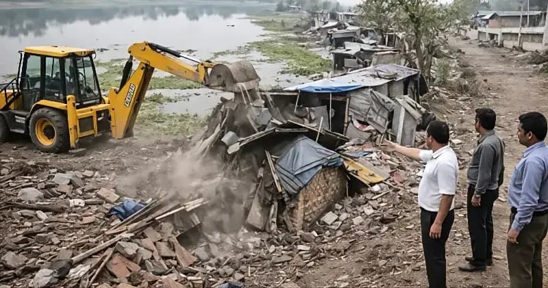 Chandauli News: तालाब की जमीन पर अतिक्रमण का मामला पंहुचा हाईकोर्ट, प्रशासन को कब्जा हटाने का आदेश.
