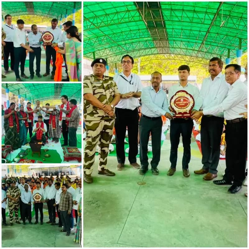 Sonbhadra News: डीएवी रिहंदनगर में आईसीएस में चयनित सौरभ गुप्ता का भव्य सम्मान.