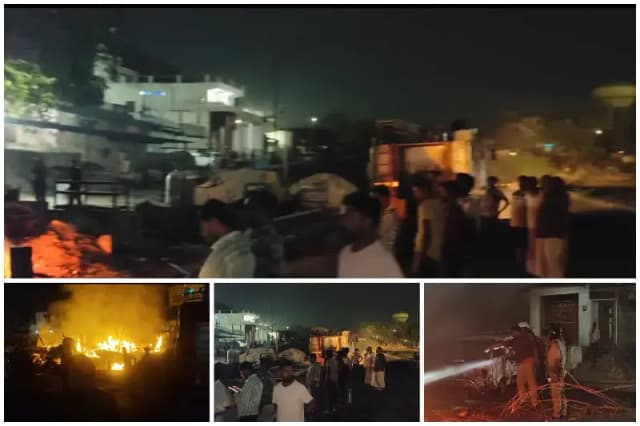 Sonbhadra News: दुकान में भीषण आग लगने से लाखों का सामान राख, परिवार का एक मात्र रोजी रोटी का सहारा हुआ खाख.