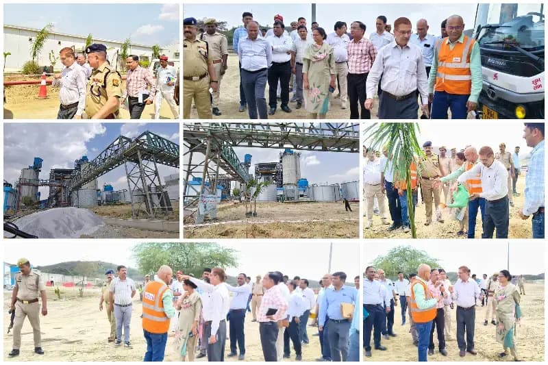 Sonbhadra News: एसीसी ग्रेडिंग यूनिट का डीएम ने किया निरीक्षण, व्यवस्थाओं में सुधार के निर्देश.