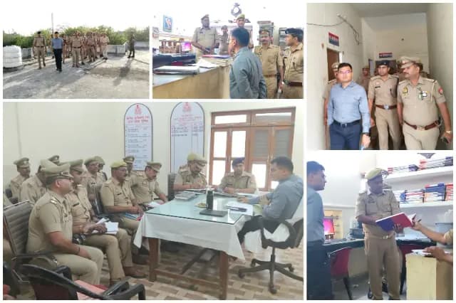 Sonbhadra News: एसपी अभिषेक वर्मा ने ओबरा थाना का किया निरीक्षण, कार्यप्रणाली सुधारने के दिए निर्देश.