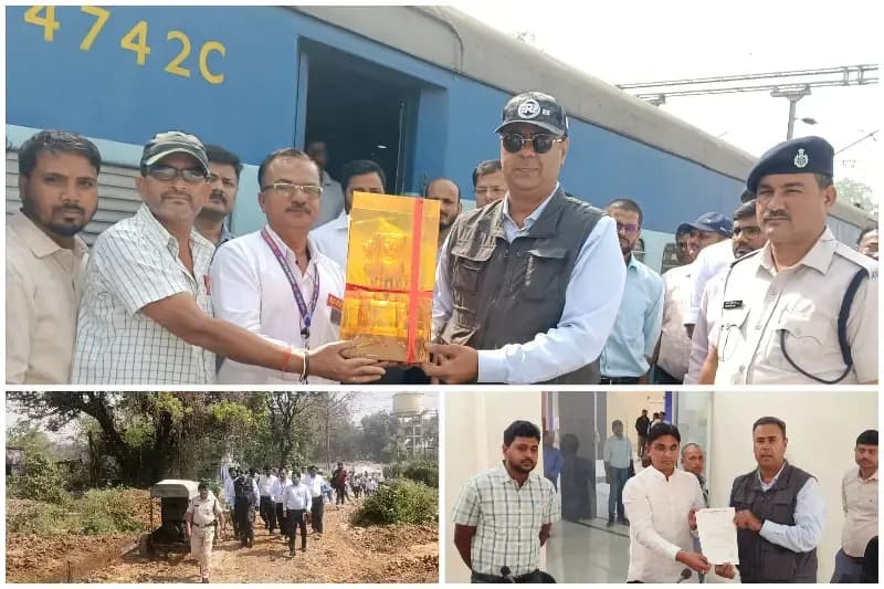 Sonbhadra News: मंडल रेल प्रबंधक से मिले ईसीआरकेयू चोपन प्रतिनिधि, समस्याओं से कराया अवगत.
