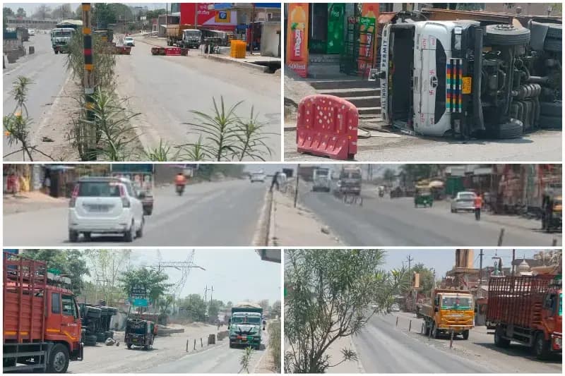 Sonbhadra News: वैष्णो मंदिर के पास कोयला लोड ट्रेलर अनियंत्रित होकर पलटी, चालक केबिन में फंसकर हुआ घायल.