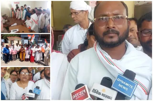 Sonbhadra News: राहुल गांधी पोस्टर विवाद: कांग्रेस का प्रदर्शन तेज, शिकायत के साथ कार्रवाई की मांग.
