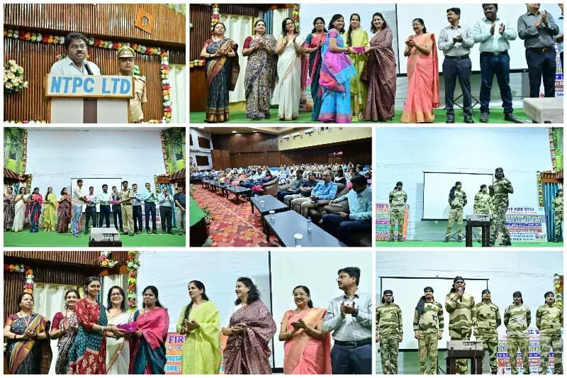 Sonbhadra News: सीआईएसएफ अग्निशमन शाखा द्वारा एनटीपीसी सिंगरौली में राष्ट्रीय अग्निशमन सेवा सप्ताह का सफल आयोजन.
