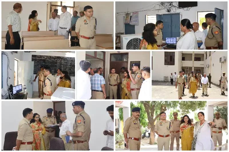 Sonbhadra News: होमगार्ड्स लिखित परीक्षा–2025: सुरक्षा व्यवस्था सख्त, एसपी ने किया परीक्षा केंद्रों का औचक निरीक्षण.