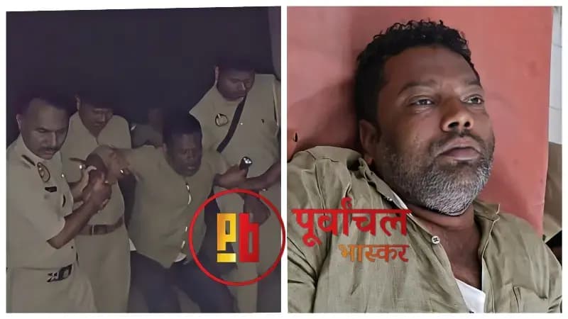 Chandauli News: हिस्ट्रीशीटर धर्मेंद्र भारती के साथ पुलिस की मुठभेड़,बदमाश के दोनों पैरों में लगी गोल.
