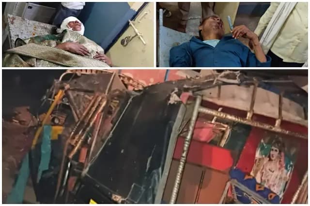 Sonbhadra News: अज्ञात वाहन की टक्कर से टेंपो चालक की मौत, चार घायल.