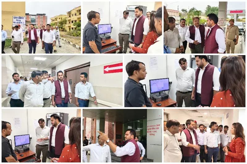 Sonbhadra News: मेडिकल कॉलेज लोढ़ी में डीएम का औचक निरीक्षण, व्यवस्थाओं को सुधारने के निर्देश.
