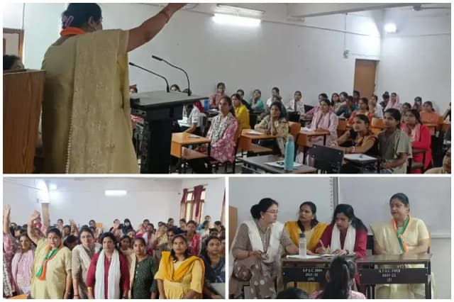 Sonbhadra News: ओबरा में नारी शक्ति बंधन अधिनियम पर संगोष्ठी, छात्राओं को किया गया जागरूक.