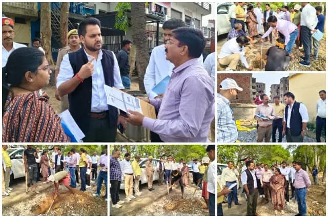 Sonbhadra News: डीएम चर्चित गोंड का औचक निरीक्षण, विकास कार्यों में गुणवत्ता व समयबद्धता पर सख्त निर्देश.