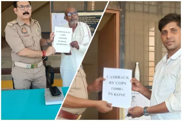Sonbhadra News: कोन थाना पुलिस की बड़ी सफलता, साइबर धोखाधड़ी के शिकार दो पीड़ितों को ₹45,150 वापस.