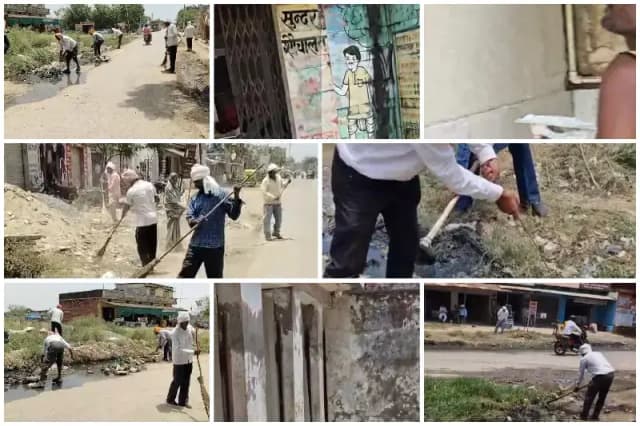 Sonbhadra News: जिलाधिकारी के निर्देश पर 100 कर्मियों की टीम ने संभाली कमान.
