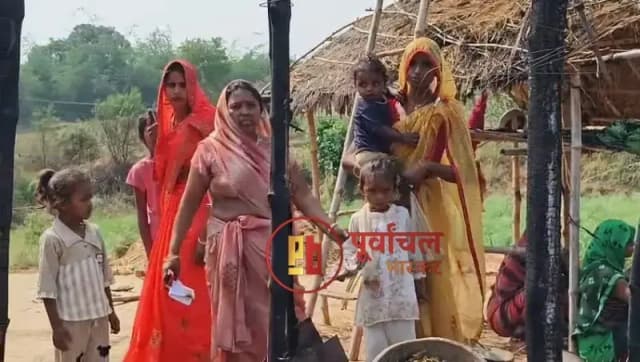 Chandauli News: भीषण आग से झोपड़ी राख, 2.5 लाख का नुकसान, परिवार बेघर.
