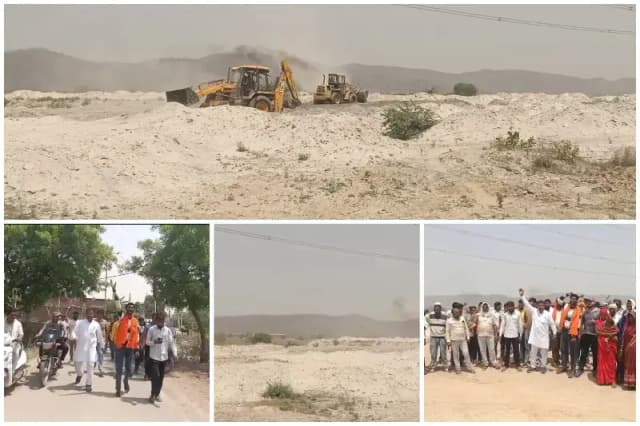 Sonbhadra News: राख प्रदूषण से त्रस्त ग्रामीणों का प्रदर्शन, समाधान न होने पर आंदोलन की चेतावनी.
