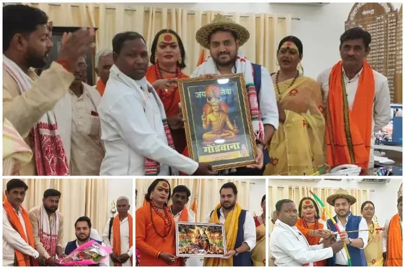 Sonbhadra News: पारंपरिक सम्मान के साथ जिलाधिकारी चर्चित गौड़ का अभिनंदन, जनहित मुद्दों पर चर्चा.