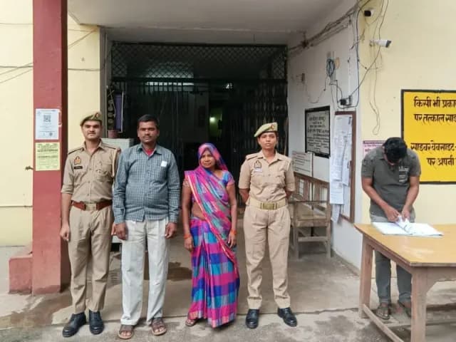 Sonbhadra News: 2 माह से फरार दंपति गिरफ्तार, बी.एन.एस व 3/4 डी.पी एक्ट के तहत दर्ज मामले में थे वांछित.