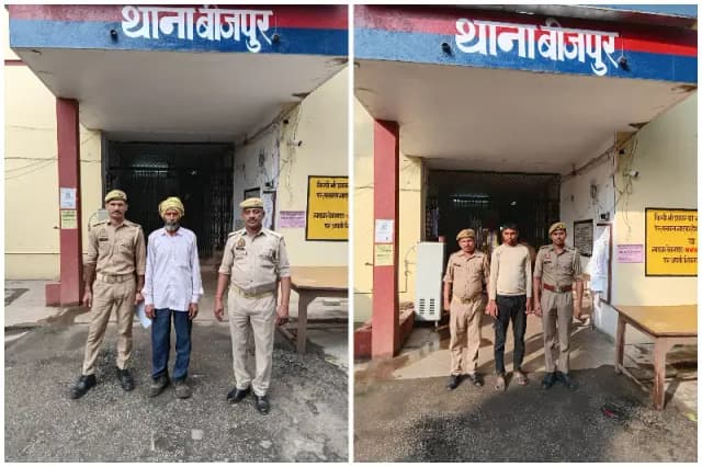 Sonbhadra News: पुलिस ने दो वारंटी अभियुक्तों को किया गिरफ्तार, चोरी और आबकारी मामलों में वांछित आरोपियों पर कार्रवाई.