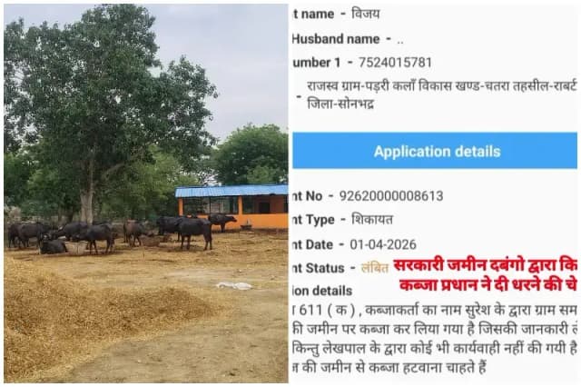 Sonbhadra News: चतरा क्षेत्र के पड़री कला ग्राम पंचायत में अवैध कब्जे का मामला गरमा, प्रधान का कार्रवाई न होने पर धरना-प्रदर्शन की चेतावनी.