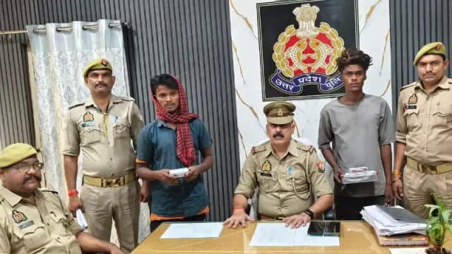 Sonbhadra News: अनपरा पुलिस ने मंदिर चोरी का किया खुलासा, दो आरोपी गिरफ्तार।