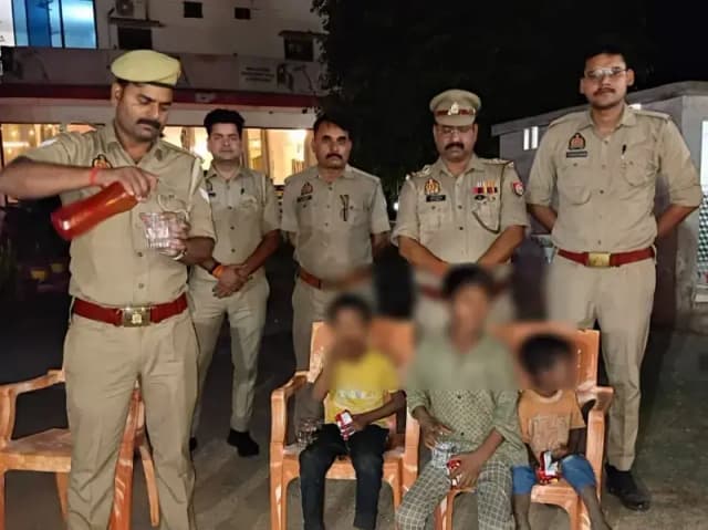 Sonbhadra News: बिना अभिभावकों के मिले तीन नाबालिग बच्चों को पुलिस ने सकुशल चाइल्ड हेल्पलाइन को सौंपा.