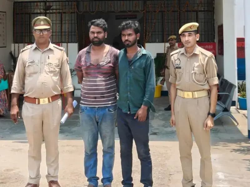 Sonbhadra News: मारपीट व धमकी मामले में चोपन पुलिस की कार्रवाई, दो गिरफ्तार.
