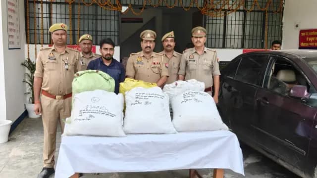 Sonbhadra News: पुलिस को बड़ी सफलता, 52 किलो गांजा के साथ अन्तर्राज्यीय तस्कर गिरफ्तार.