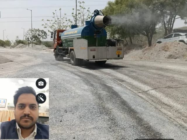 Sonbhadra News: डस्ट नियंत्रण अभियान की जिलाधिकारी ने की लाइव मॉनिटरिंग, नगर निकायों को दिए प्रभावी छिड़काव के निर्देश.