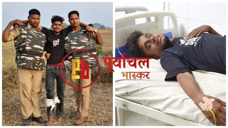 Chandauli News: ज्वेलरी शॉप लूट में शामिल बदमाश की पुलिस से मुठभेड़, बिहार भागने की फिराक में था बदमाश.
