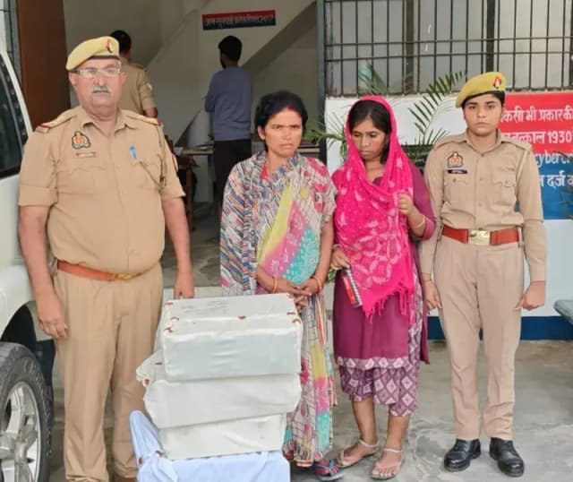 Sonbhadra News: चोपन पुलिस का खुलासा, दो महिलाओं को चोरी के सामान के साथ किया गिरफ्तार.