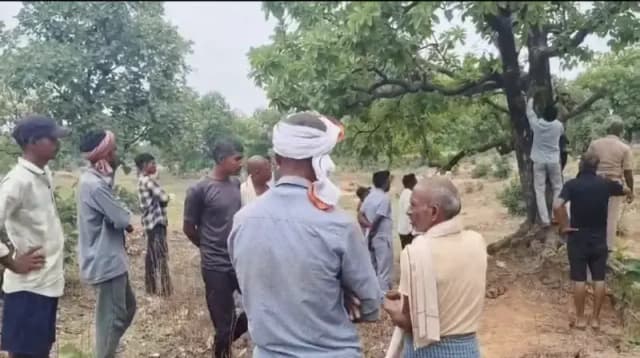 Sonbhadra News: महुआ बीनने निकली युवती का शव पेड़ से लटका मिला, सुसाइड नोट और युवक की तस्वीर बरामद.
