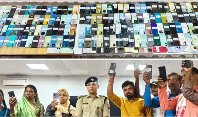Sonbhadra News: 302 खोए मोबाइल बरामद, 45 लाख की संपत्ति लौटाकर सोनभद्र पुलिस ने जीता लोगों का भरोसा.