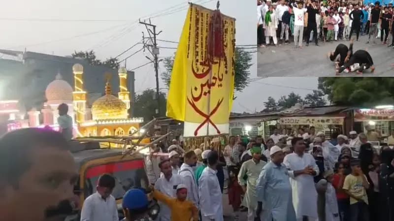 Sonbhadra News: अकीदत के साथ निकला मुहर्रम का जुलूस, गंगा-जमुनी तहजीब की दिखी मिसाल.